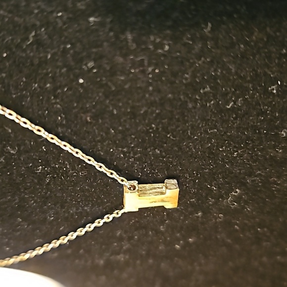 AVON "I" Initial 15" Gold-Tone Chain Necklace w 2 2" Extensions - Picture 3 of 7